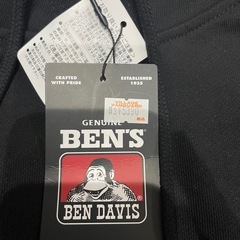 【新品未使用】BEN DAVIS ヘビーウェイトパーカー 黒 Mサイズ タグ付の画像
