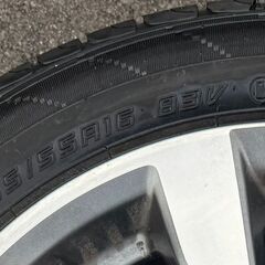 ４本セットで　15000円　です。　ホンダ純正アルミ　タイヤサイズ　185/55R16　2022年（X4722）の画像