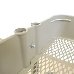 スチールワゴン（サンドベージュ）【小金井市民限定】（小金井市再生家具）品番：11-02-09 ※新規優先の画像