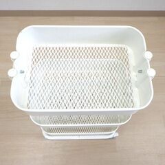 スチールワゴン（ホワイト・スモール）【小金井市民限定】（小金井市再生家具）品番：11-02-10 ※新規優先の画像