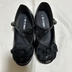 コムサイズム　17cm フォーマルシューズの画像