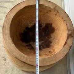 臼と杵　餅つき　正月　木製　重量物の画像