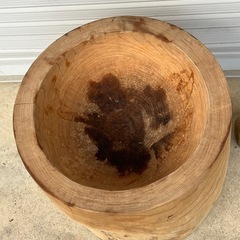 臼と杵　餅つき　正月　木製　重量物の画像