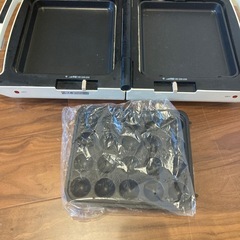 アイリスオーヤマ　両面ホットプレート　たこ焼きプレート付き　の画像