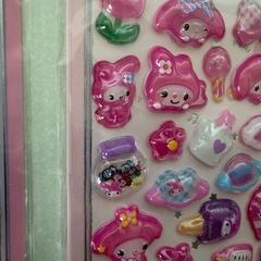 ぷっくりシール　サンリオ　2枚セットの画像