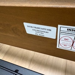 ニトリ　セミダブルベットフレームの画像