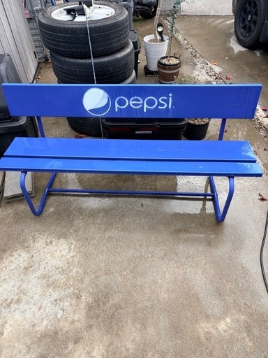 非売品！ペプシのベンチ　コカコーラ好きにも！！