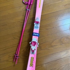 子供用　スキー板＆ストックセットの画像