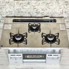 NORITZ「ファミ」LPガスビルトインコンロ 幅75cm・両面焼きグリルの画像