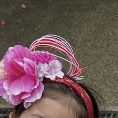 753 ３歳草履と鞄　カチューシャ型髪飾りの画像