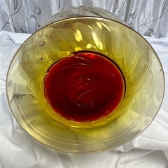 琉球ガラス　花瓶　　インテリアの画像