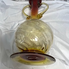 琉球ガラス　花瓶　　インテリアの画像