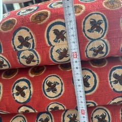 未使用に近い　古典柄座布団　5枚の画像