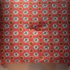 未使用に近い　古典柄座布団　5枚の画像