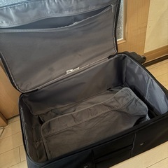 【受付終了】無印ソフトスーツケース（ジャンク）の画像