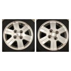 軽自動車 ヨコハマスタッドレス IG60 155 65 13 & アルミホイール 4本セットの画像