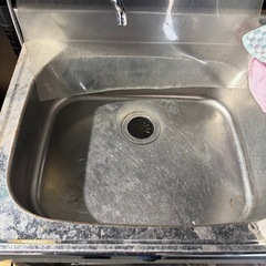 流し台　簡易　
ステンレスの画像