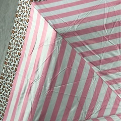 未使用 かさ 軽量 210g レオパード 晴雨兼用 折り畳み 傘 23.5cmの画像