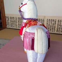 木目込み人形　2026年干支　午　馬　高さ24cm　【商品番号MS-ETO7-642】の画像