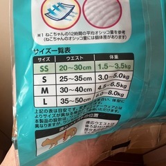 猫用オムツ(SSサイズ)の画像