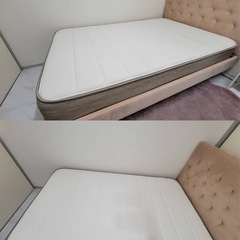 Francfrancベッドフレーム＆マットレス　セットの画像