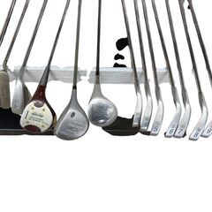 ゴルフクラブセット　キャディーバッグ付き（茶色）の画像