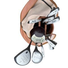 ゴルフクラブセット　キャディーバッグ付き（茶色）の画像