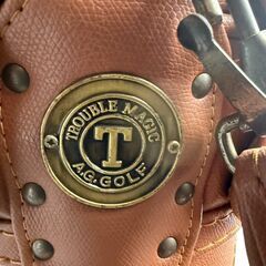 ゴルフクラブセット　キャディーバッグ付き（茶色）の画像