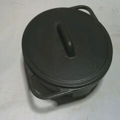 南部鉄の鍋「焼き芋や肉調理に最適」の画像