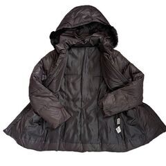 ▲ファーフード付きダウン/フェザーコート▲ＵＳＥＤの画像