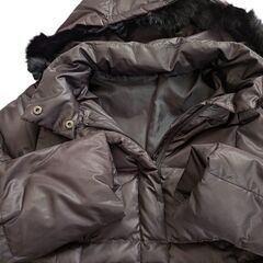 ▲ファーフード付きダウン/フェザーコート▲ＵＳＥＤの画像