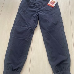 【新品】ユニクロ 暖パン 120  ストレッチウォームイージージョガーパンツの画像