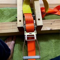 スラックライン 
木製ラック+ラインセットの画像