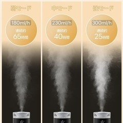 【新品・未使用】10L大容量 超音波加湿器 リモコン付き UV除菌機能付きの画像