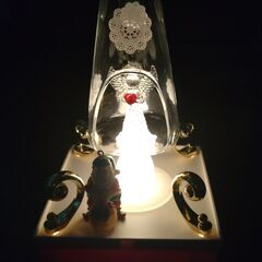 ☆　クリスタル　天使　ＬＥＤライト　ツリー　サンタクロース　インテリア照明 　☆の画像