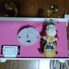 ☆　クリスタル　天使　ＬＥＤライト　ツリー　サンタクロース　インテリア照明 　☆の画像