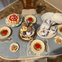 ミニュチュア　テーブルセット　の画像