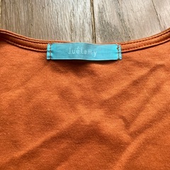オレンジカットソーの画像