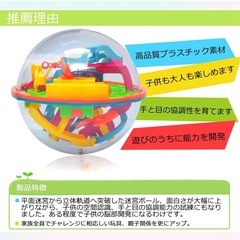 迷路ボール3D立体玩具 の画像