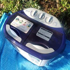 ★お届け可!★ 3.6㎏ 小型 二槽式洗濯機 マイセカンドランドリーハイパー TOM-05ｈ 2020年製の画像