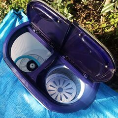 ★お届け可!★ 3.6㎏ 小型 二槽式洗濯機 マイセカンドランドリーハイパー TOM-05ｈ 2020年製の画像