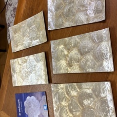 飯台36cm、取皿5枚、ナルミのケーキ大皿の画像