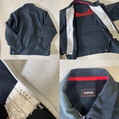 長袖ブルゾン K8001 カンサイユニフォーム作業服作業着秋冬用の画像