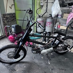 自転車みたいなカブ50の画像