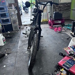 自転車みたいなカブ50の画像