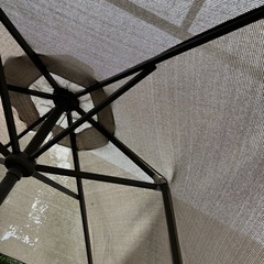 難あり　ガーデンパラソルの画像