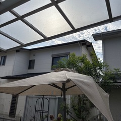 難あり　ガーデンパラソルの画像