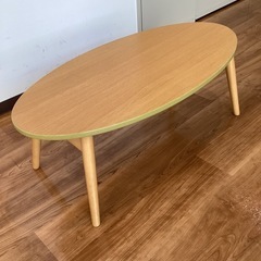 座卓(木目)【町田市再生家具】1110の画像