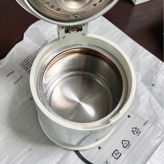 象印　電気ケトル白　0.8L
の画像