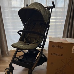 【美品】 サイベックス　Libelle モスグリーン ベビーカー カード付きの画像
